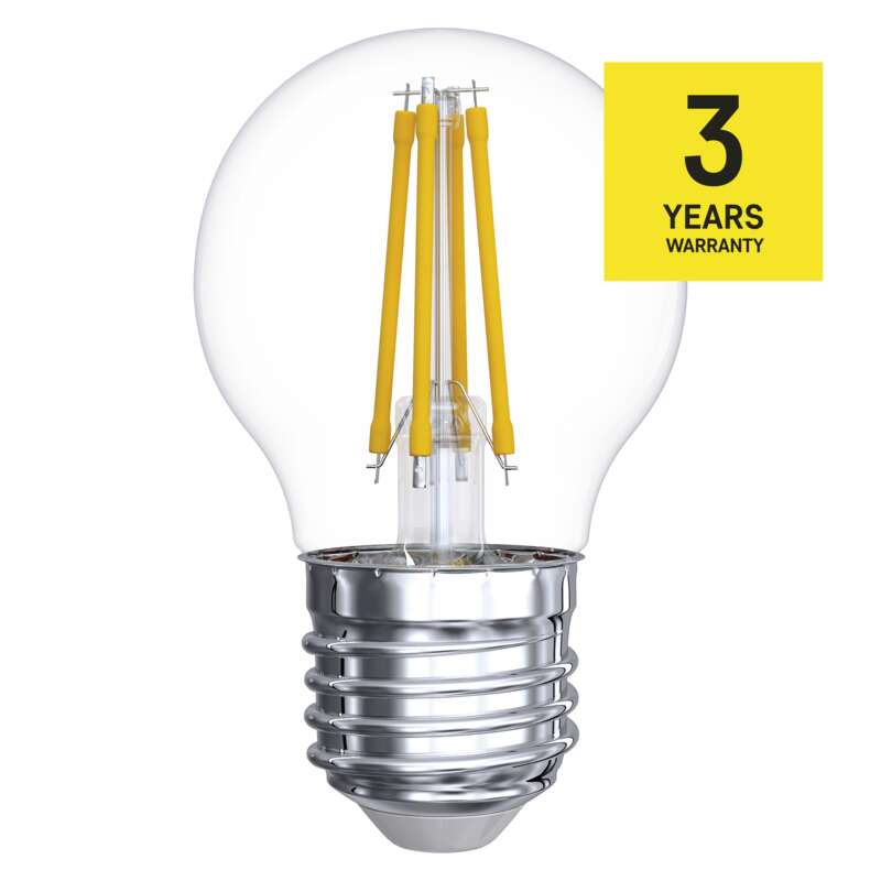 Emos lighting LED žárovka Filament Mini Globe 6W E27 teplá bílá
