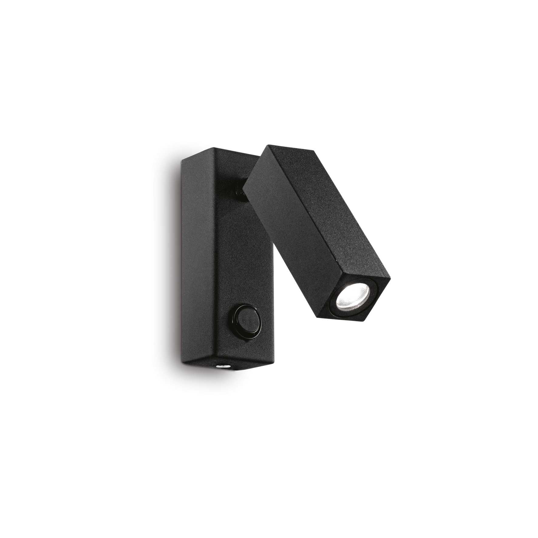 Ideal Lux Nástěnné svítidlo PAGE AP SQUARE NERO