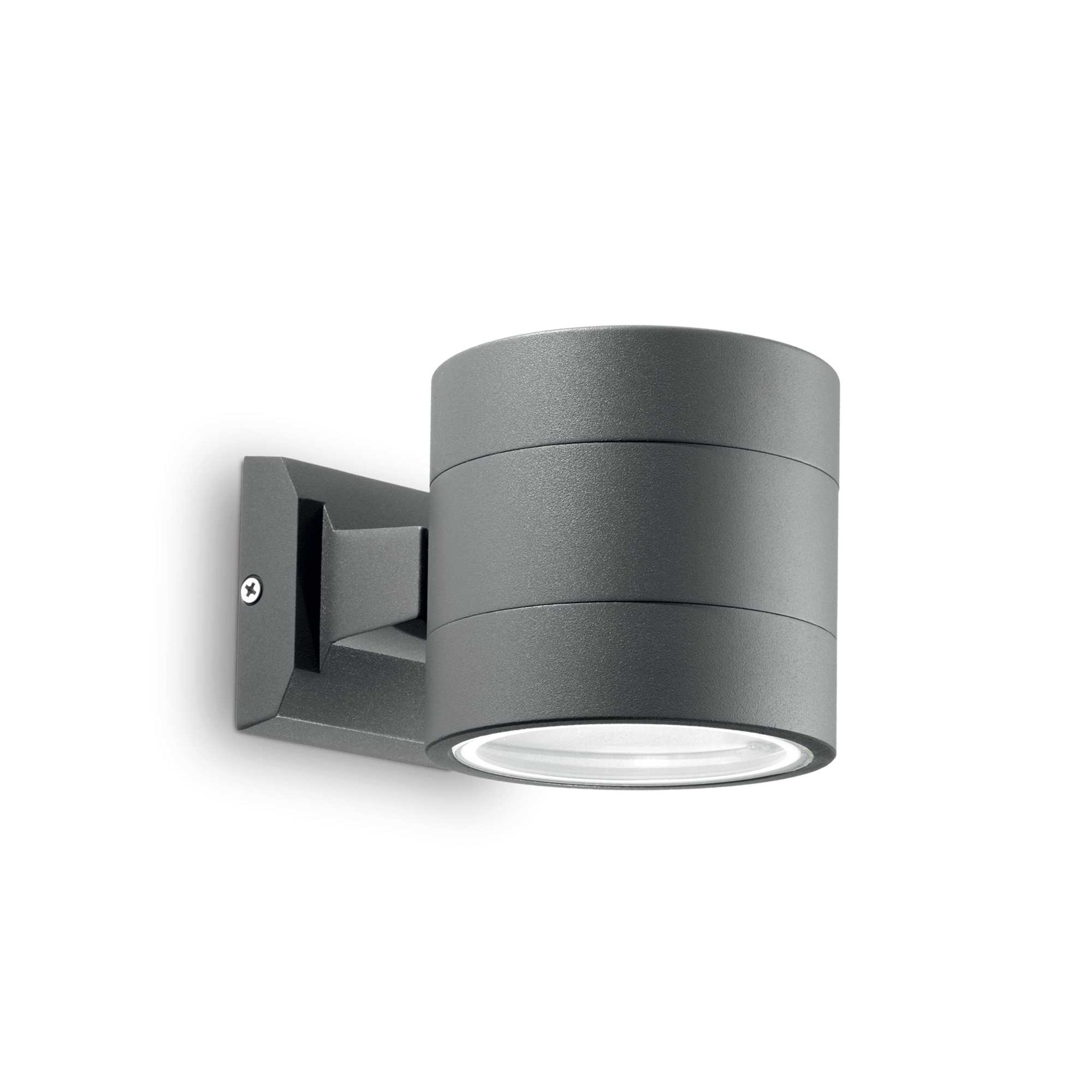 Ideal Lux Nástěnné svítidlo SNIF AP1 ROUND ANTRACITE