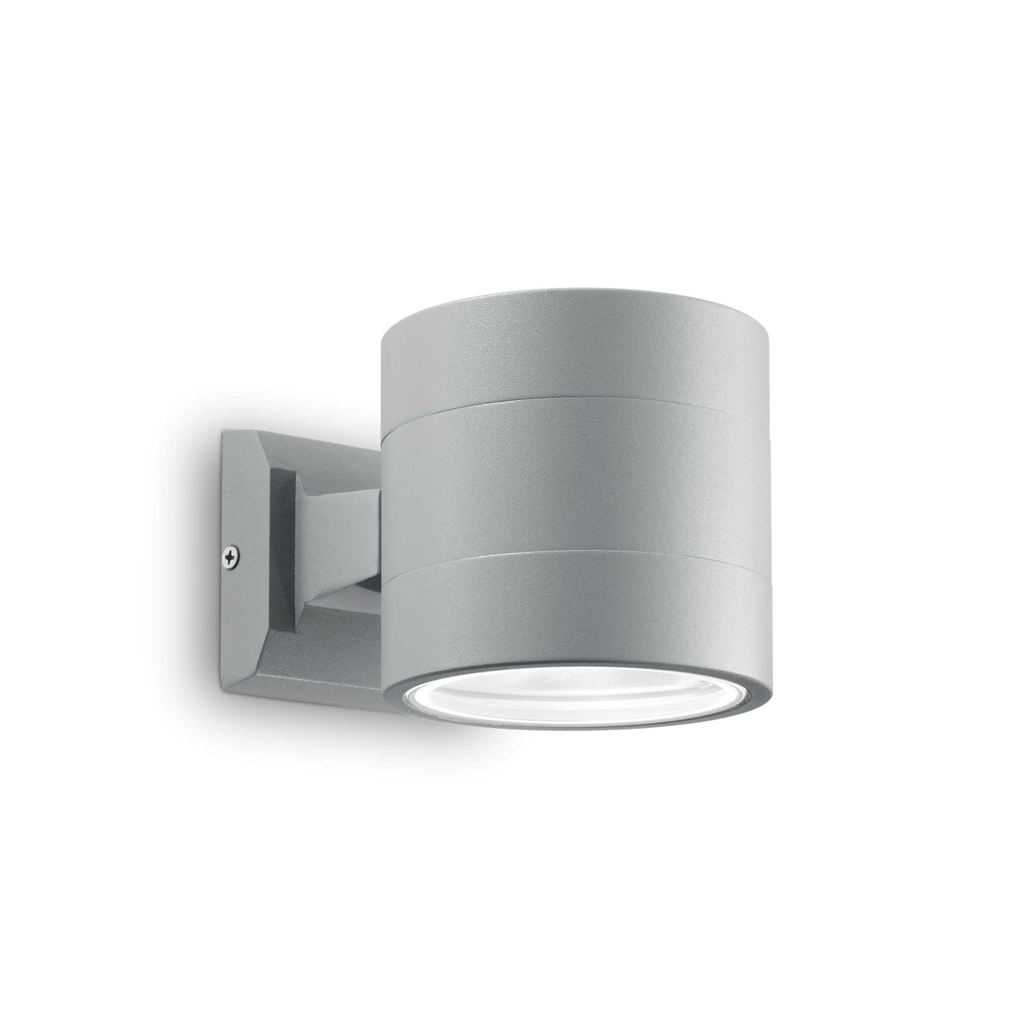 Ideal Lux Nástěnné svítidlo SNIF AP1 ROUND GRIGIO