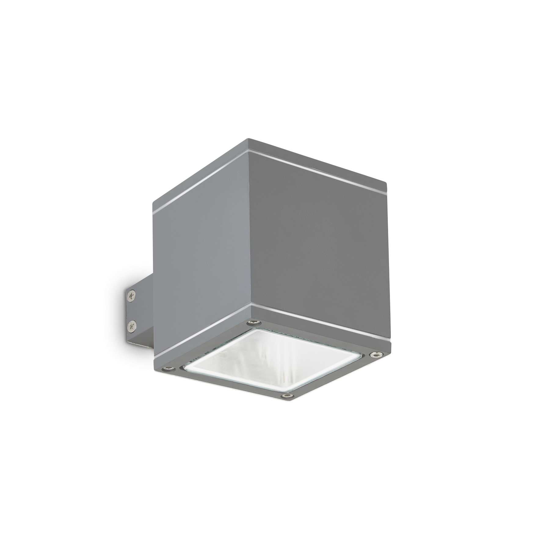 Ideal Lux Nástěnné svítidlo SNIF AP1 SQUARE ANTRACITE