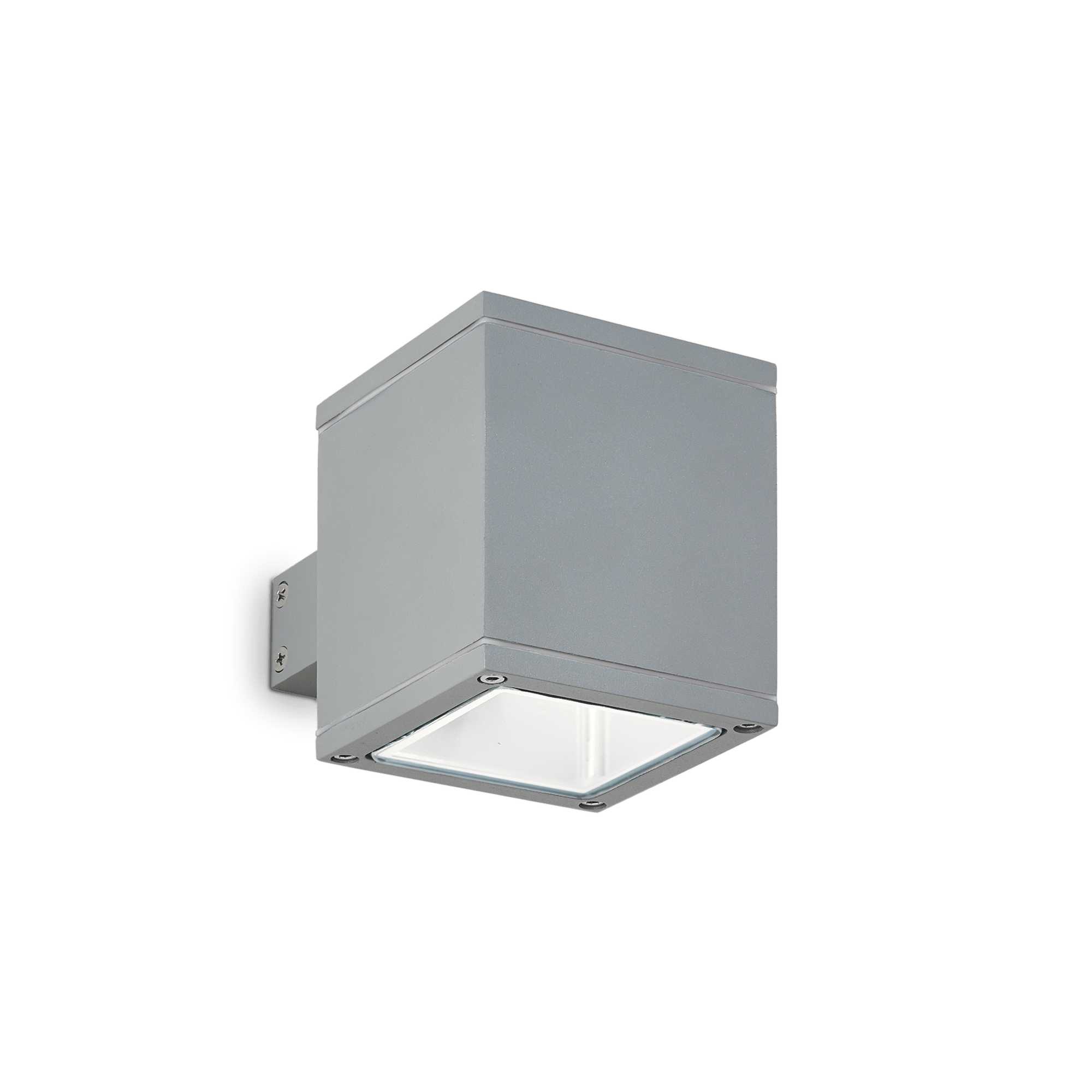 Ideal Lux Nástěnné svítidlo SNIF AP1 SQUARE GRIGIO