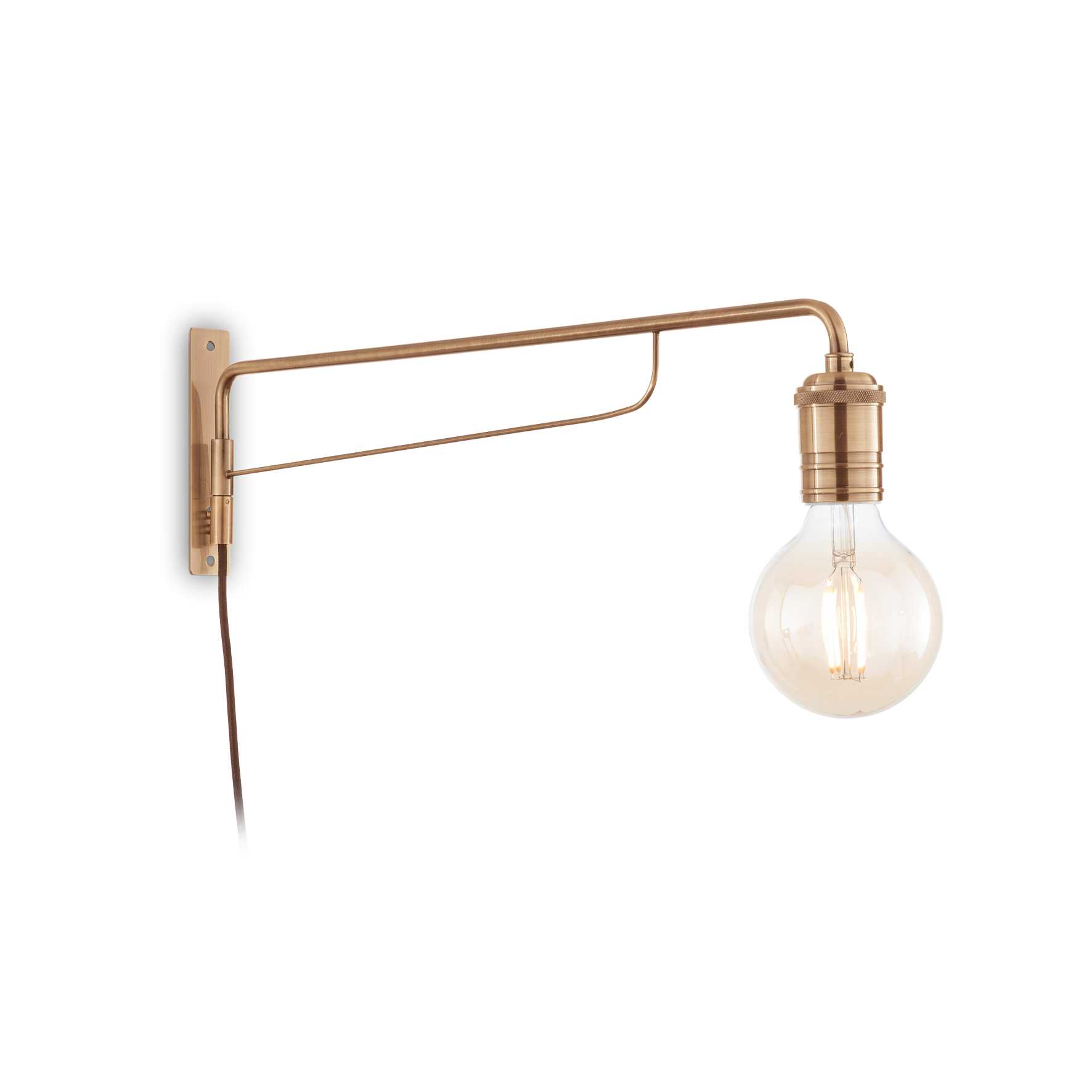 Ideal Lux Nástěnné svítidlo TRIUMPH AP1 OTTONE