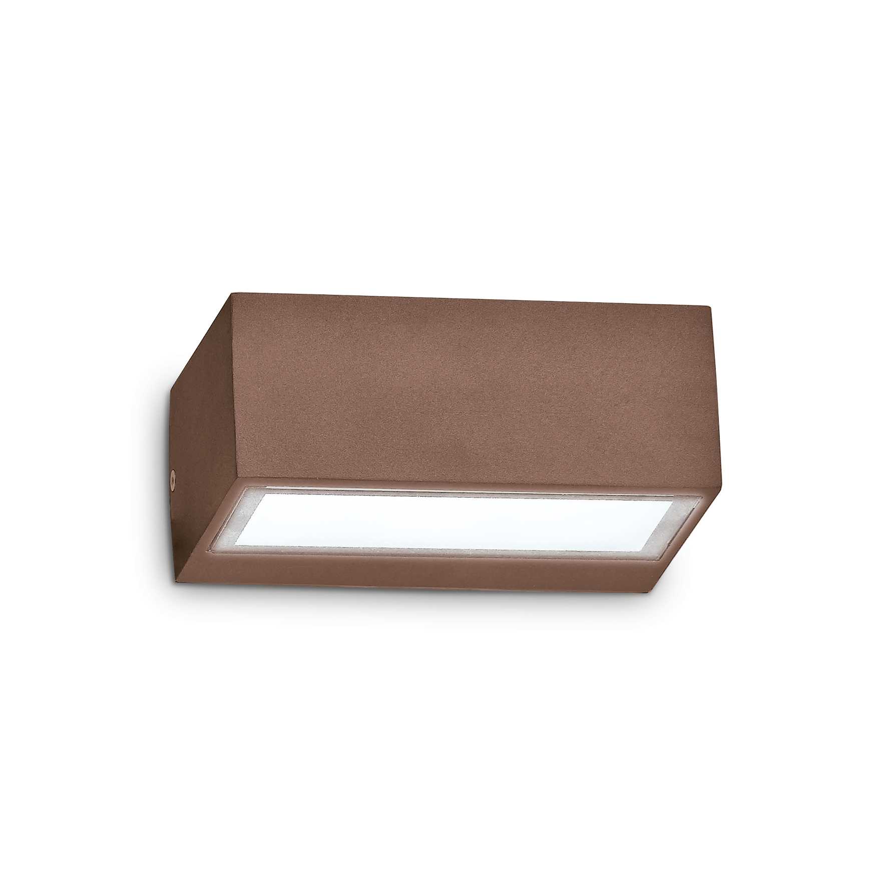 Ideal Lux Nástěnné svítidlo TWIN AP1 COFFEE