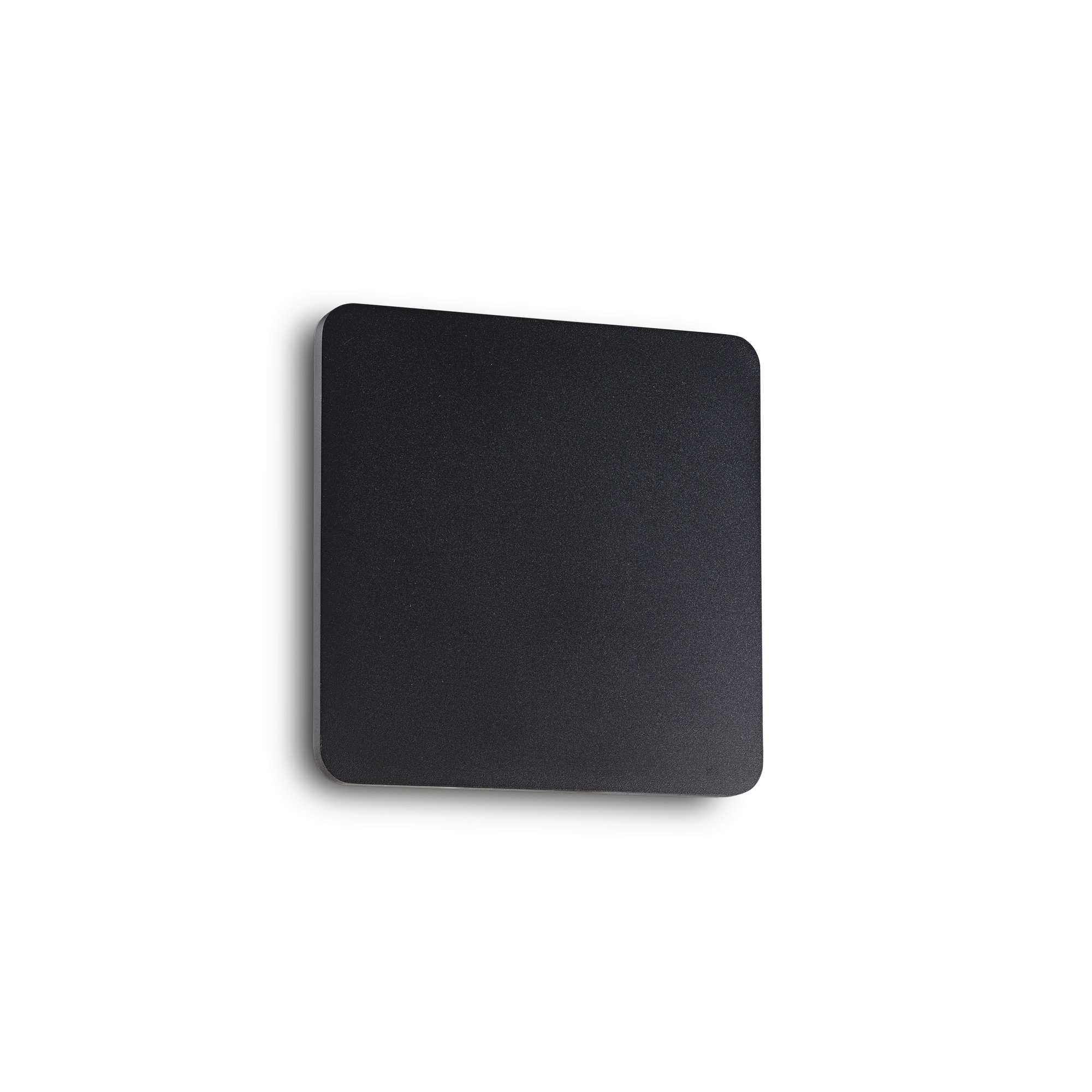 Ideal Lux Nástěnné svítidlo COVER AP D15 SQUARE NERO