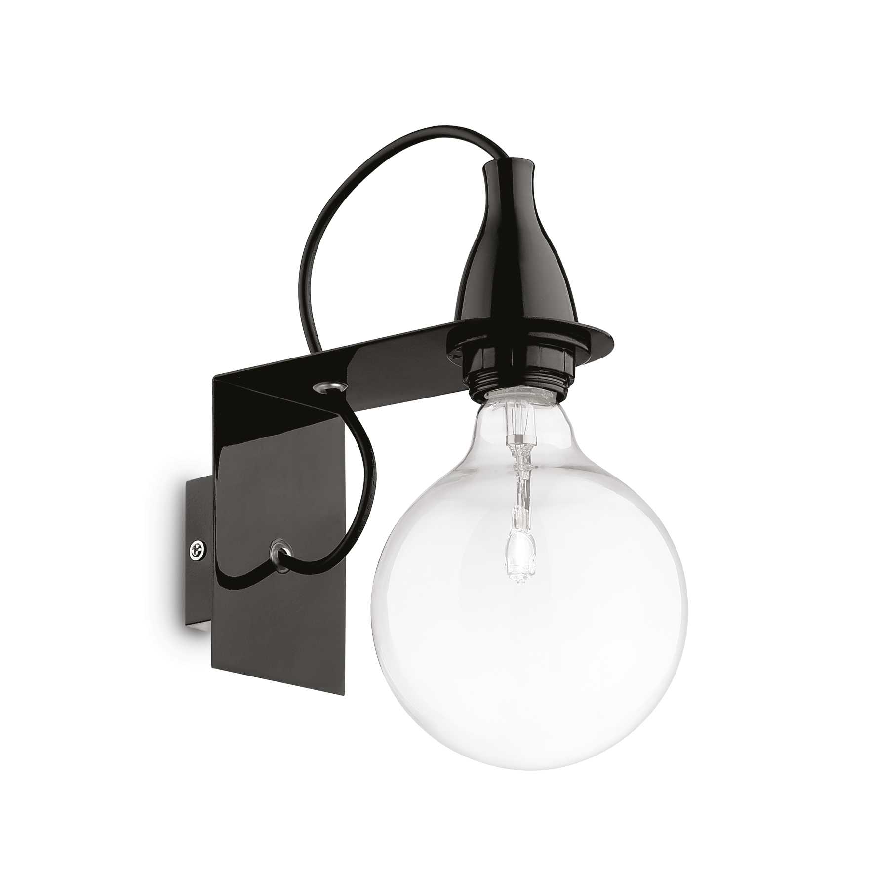 Ideal Lux Nástěnné svítidlo MINIMAL AP1 NERO