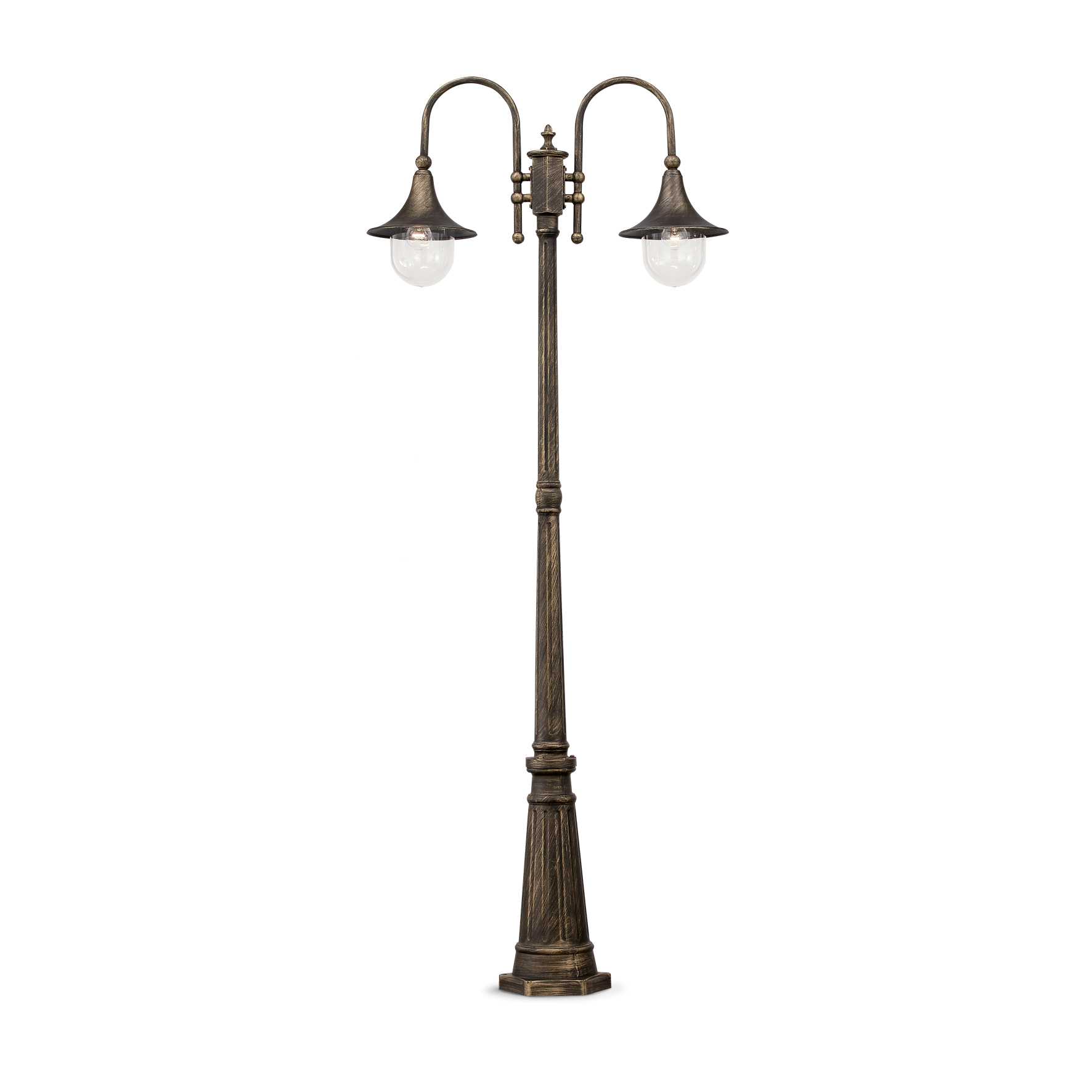 Ideal Lux Venkovní sloupkové osvětlení CIMA PT2 NERO