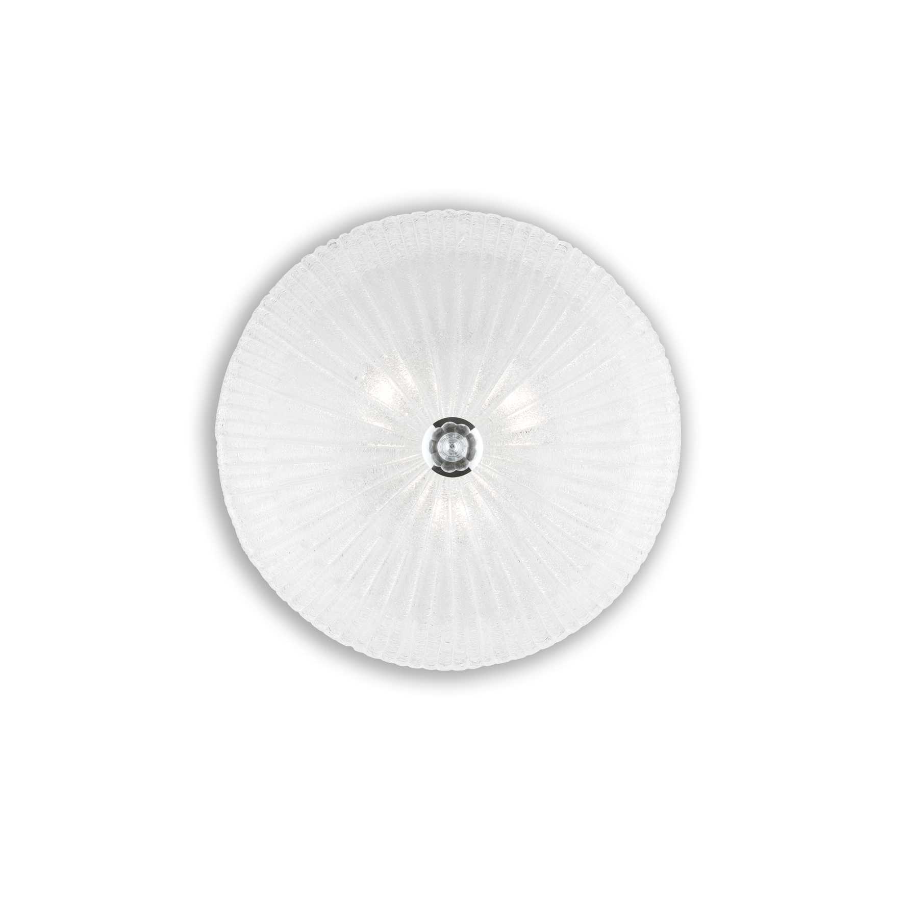Ideal Lux Stropní svítidlo SHELL PL3 TRASPARENTE
