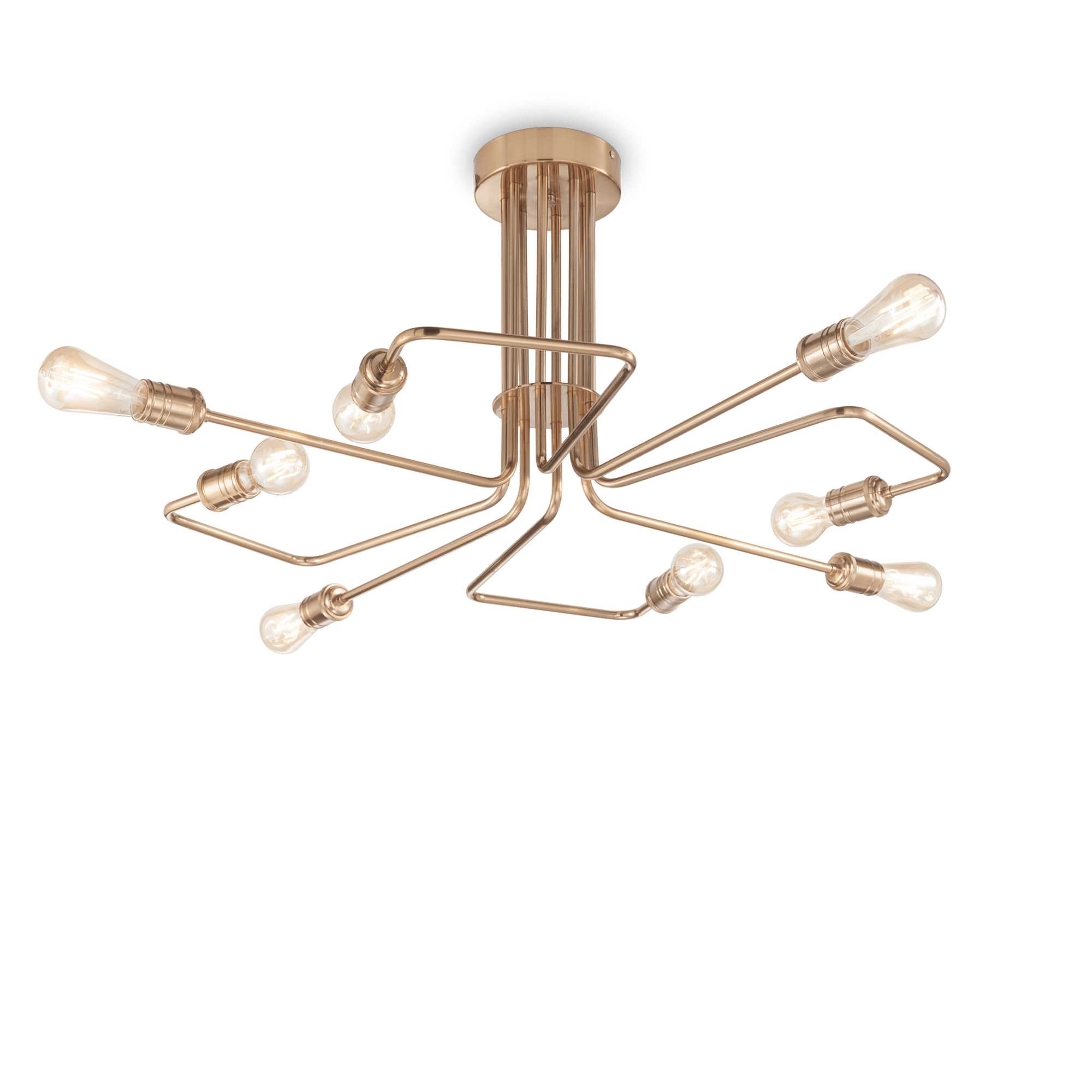 Ideal Lux Stropní svítidlo TRIUMPH PL8 OTTONE