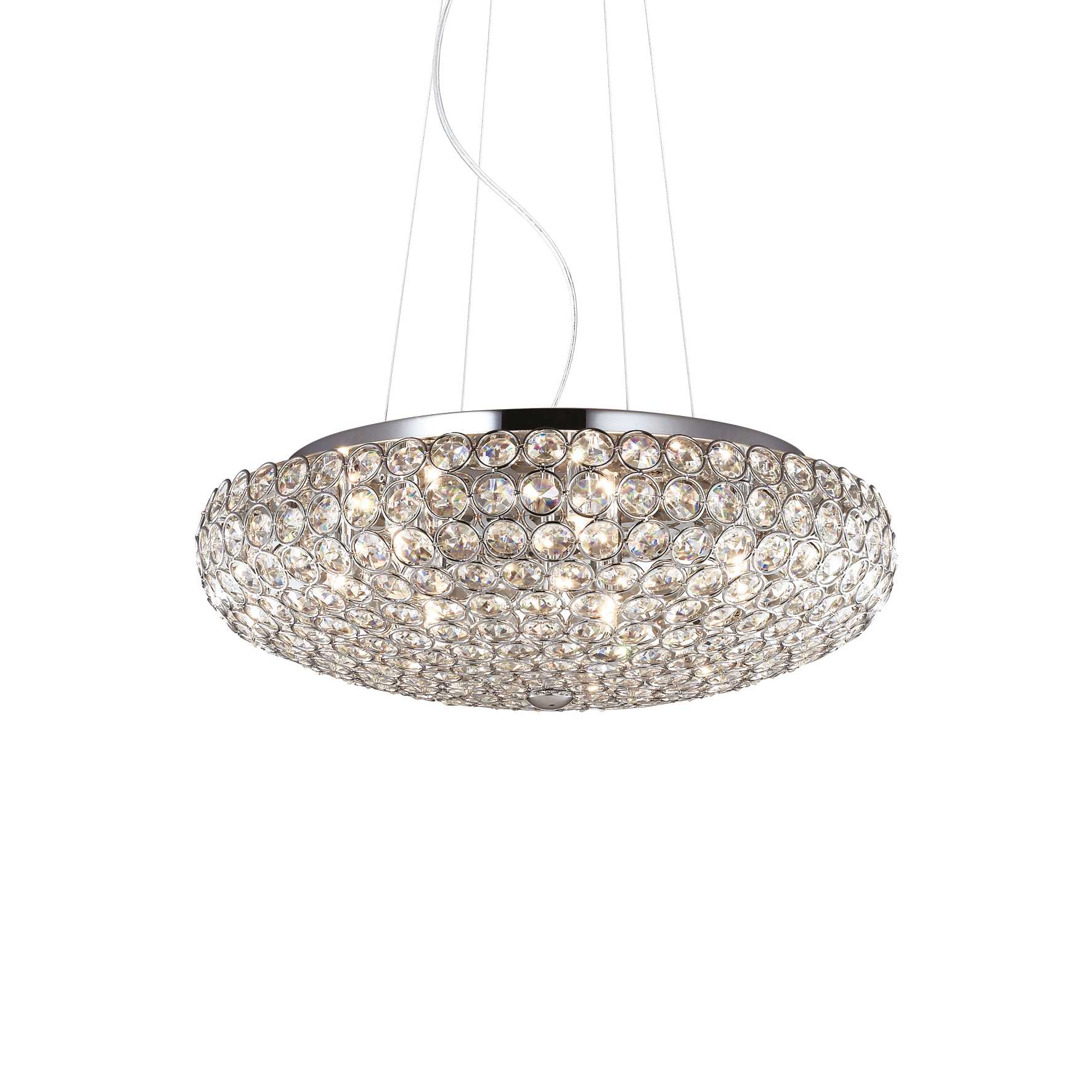 Ideal Lux Závěsné svítidlo KING SP7 CROMO