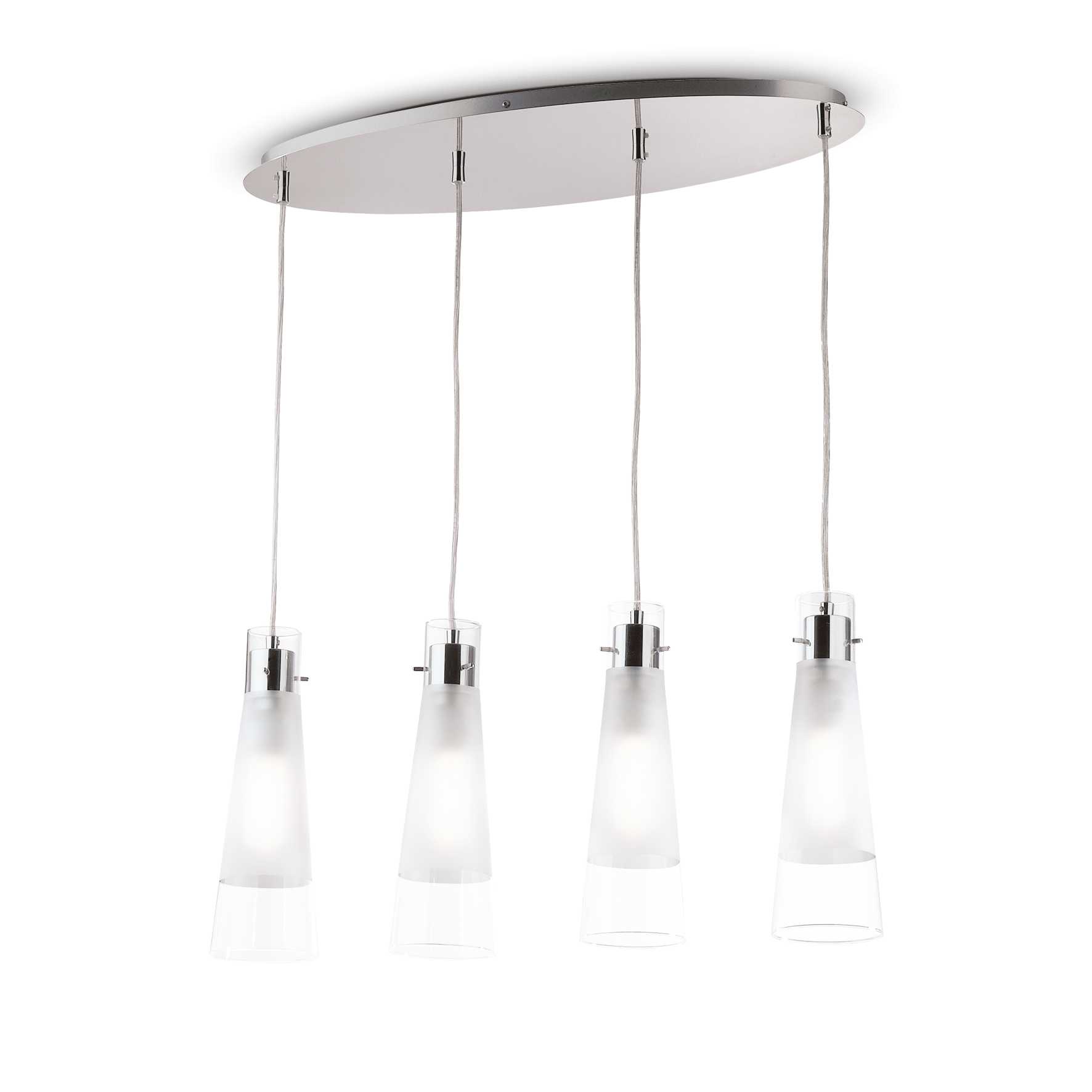 Ideal Lux Závěsné svítidlo KUKY SP4 TRASPARENTE