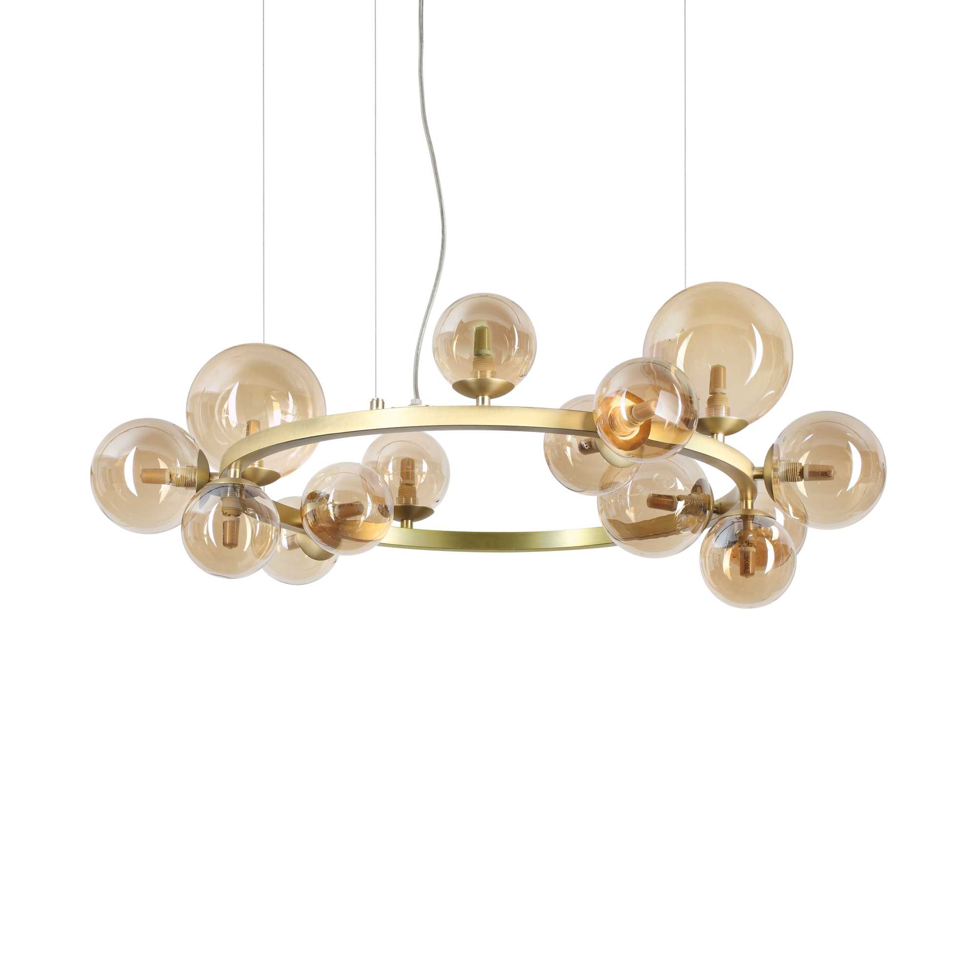 Ideal Lux Závěsné svítidlo PERLAGE SP14 Barva: Jantar