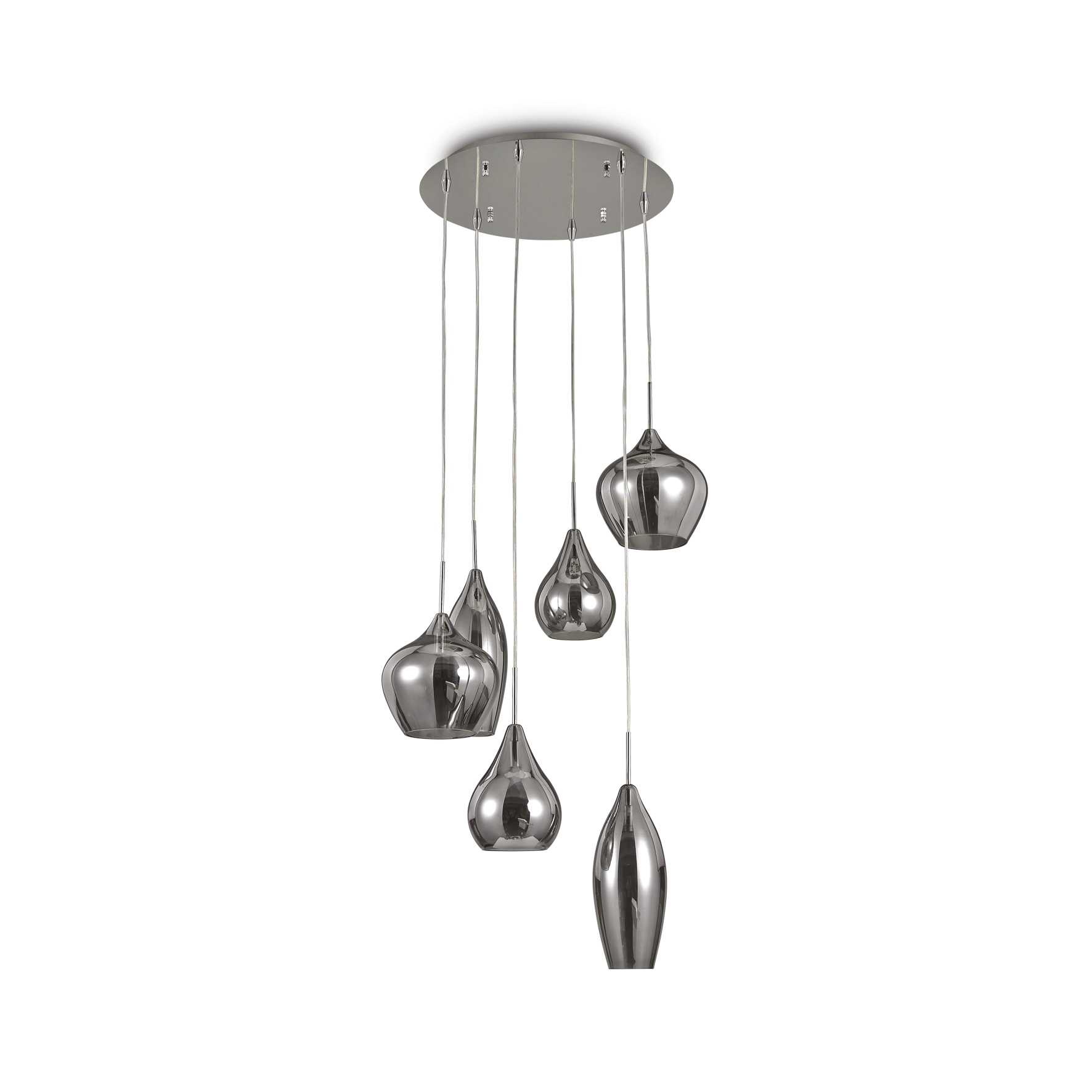 Ideal Lux Závěsné svítidlo SOFT SP6 FUME'