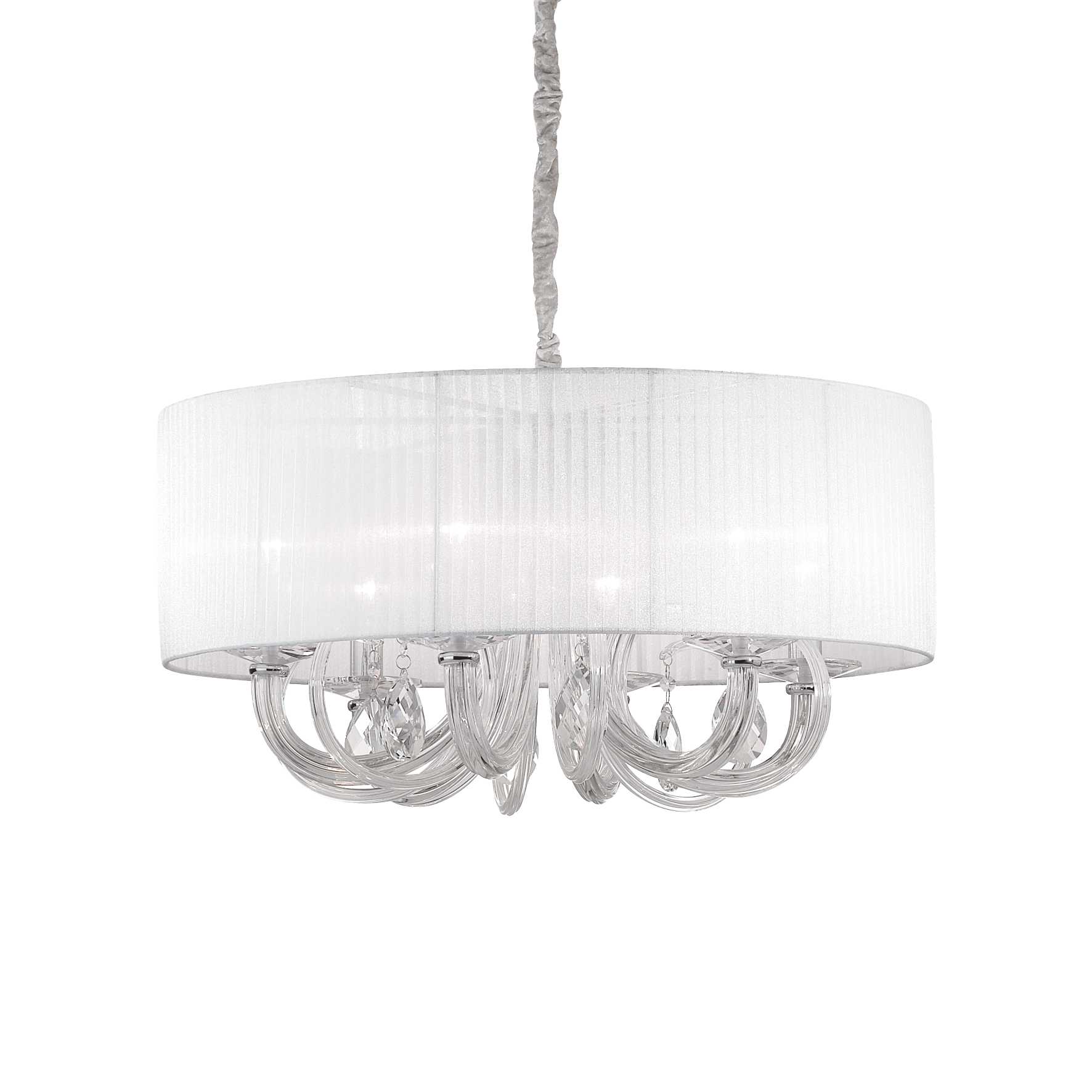 Ideal Lux Závěsné svítidlo SWAN SP6 BIANCO