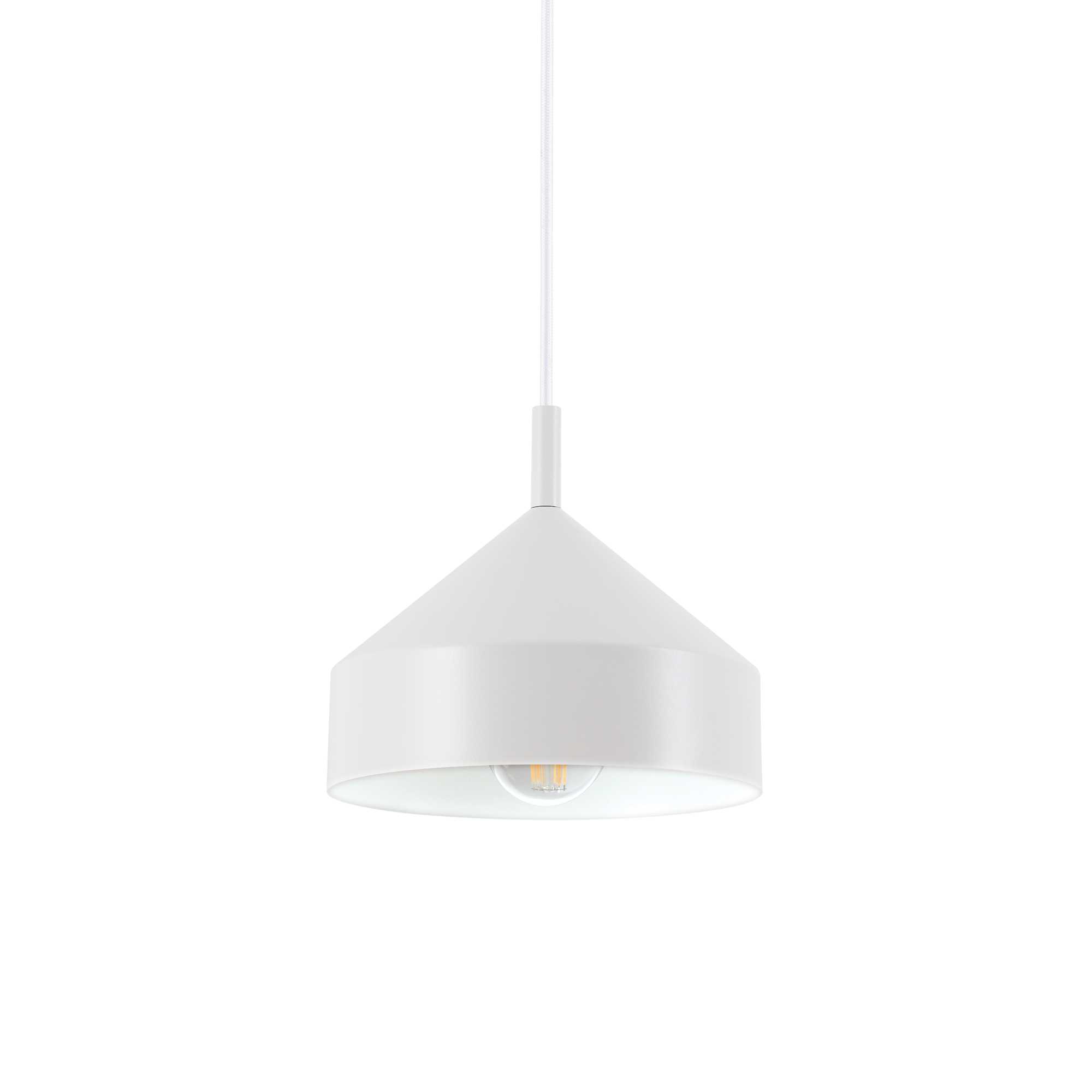 Ideal Lux Závěsné svítidlo YURTA SP1 D21 BIANCO