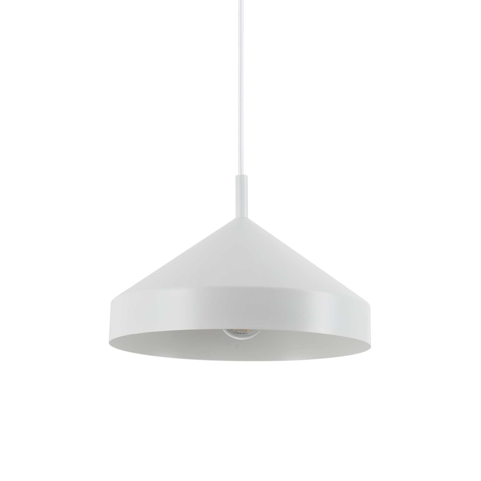 Ideal Lux Závěsné svítidlo YURTA SP1 D30 BIANCO