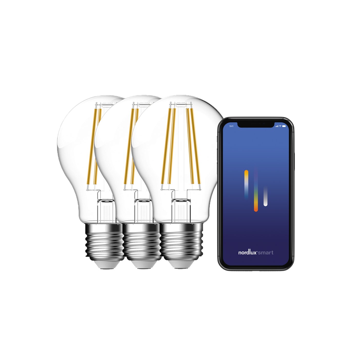 Nordlux Smart LED žárovka E27 set 3 ks