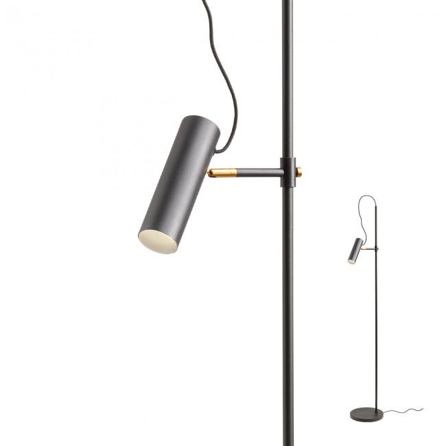 Redo Stojací lampa Pivot Barva: Černá