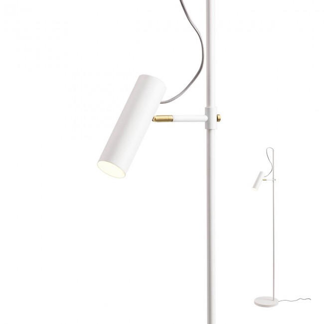 Redo Stojací lampa Pivot Barva: Bílá