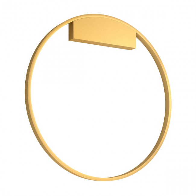 Redo Nástěnné/Stropní svítidlo FEBE - nepřímé, ø80cm Barva: Zlatá, Chromatičnost: 4000K