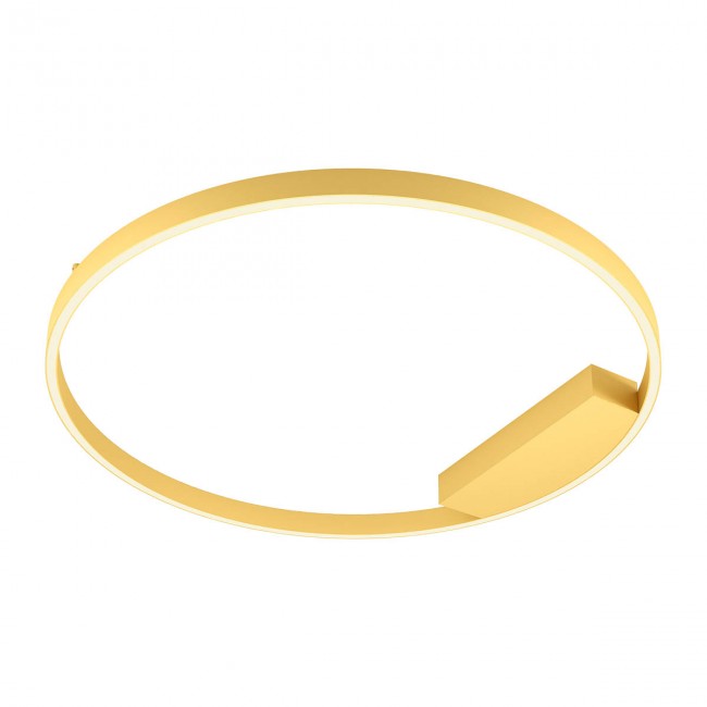 Redo Nástěnné/Stropní svítidlo FEBE, ø80 cm Barva: Zlatá, Chromatičnost: 3000K