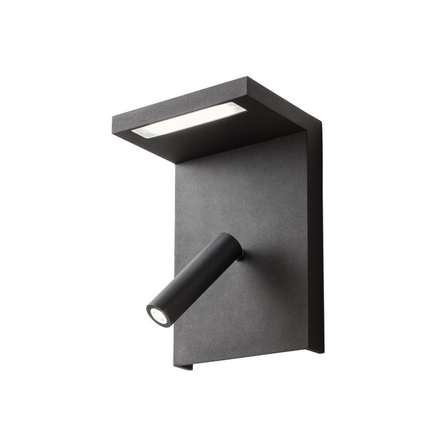 Redo Nástěnné LED svítidlo Agos Barva: Černá