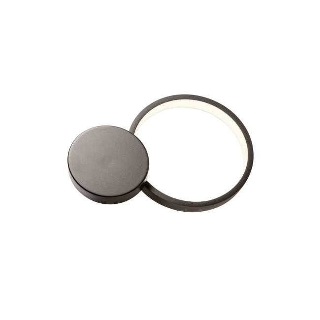 Redo Nástěnná/stropní LED lampa Cronos Barva: Černá