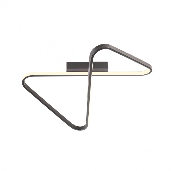 Redo Nástěnné/stropní LED svítidlo Feral, ø 515mm Barva: písková černá