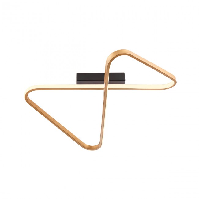 Redo Nástěnné/stropní LED svítidlo Feral, ø 515mm Barva: Bronzová