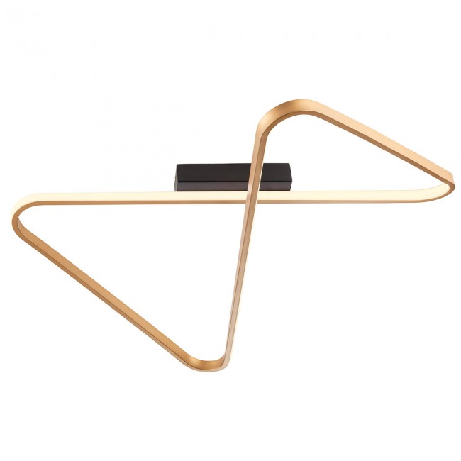 Redo Nástěnné/stropní LED svítidlo Feral, ø 630mm Barva: Bronzová