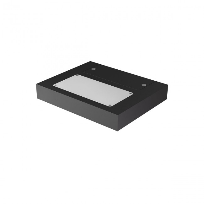 Redo Nástěnné LED svítidlo Lamina, d.16cm Barva: Černá