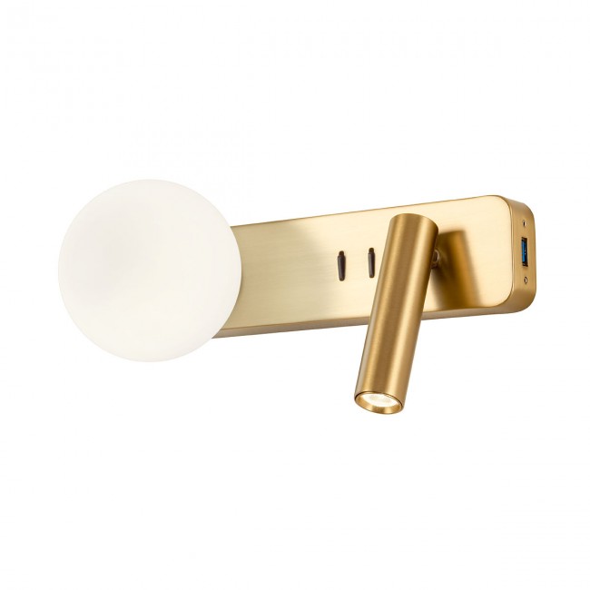 Redo Nástěnné LED svítidlo Oasis Barva: Bronz