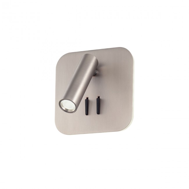 Redo Nástěnné LED svítidlo Quda, čtverec Barva: Saténový nikl