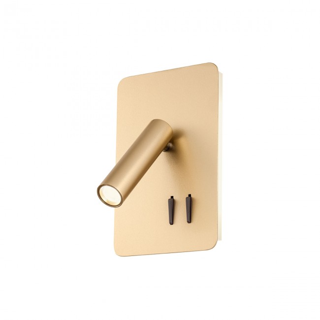 Redo Nástěnné LED svítidlo Quda, obdélnik Barva: Zlatá