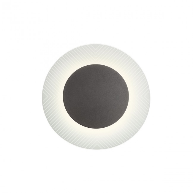 Redo Nástěnné LED svítidlo Tatoo, ø33cm Barva: Černá