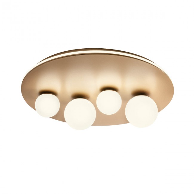 Redo Stropní LED svítidlo Corum 4 Barva: Zlatá