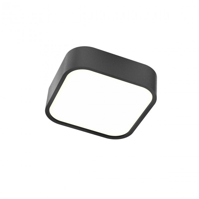 Redo Stropní LED svítidlo Screen IP, ø23cm Barva: Černá