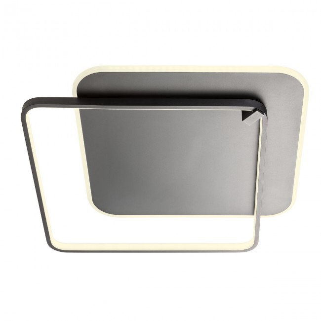 Redo Stropní LED svítidlo Arp hranaté Barva: Černá