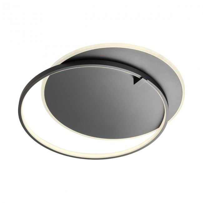 Redo Stropní LED svítidlo Arp kulaté Barva: Černá