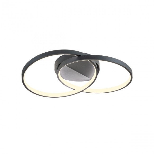 Redo Stropní LED svítidla Espiral, ø61cm Barva: Černá