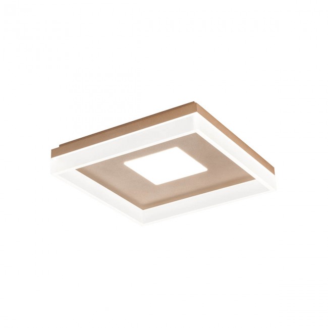 Redo Stropní LED svítidlo Maya hranaté, ø42,5cm Barva: Zlatá