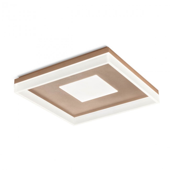 Redo Stropní LED svítidlo Maya hranaté, ø51cm Barva: Zlatá