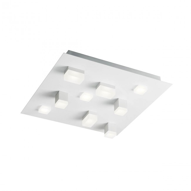 Redo Stropní LED svítidlo Pixel, ø35cm Barva: Bílá