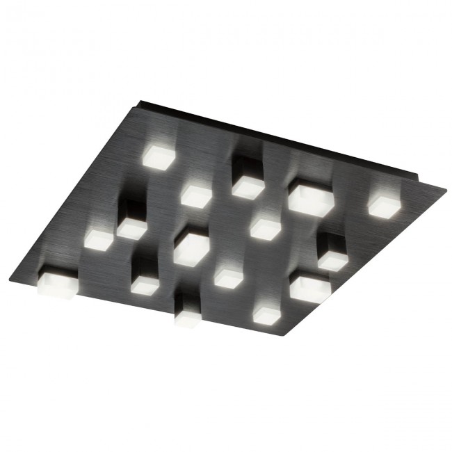 Redo Stropní LED svítidlo Pixel, ø45cm Barva: Černá