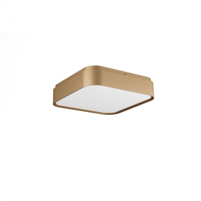 Redo Stropní LED svítidlo Yomo hranaté, ø29,6cm Barva: Zlatá