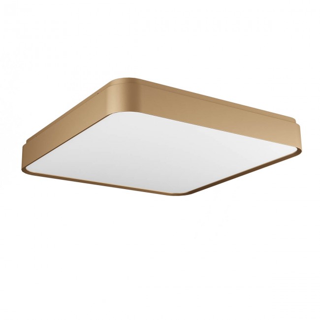 Redo Stropní LED svítidlo Yomo hranaté, ø49,6cm Barva: Zlatá