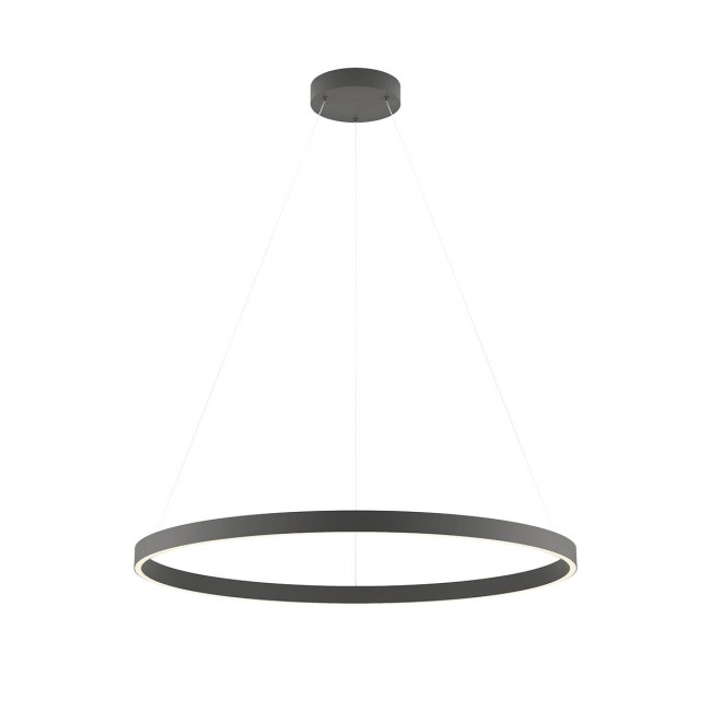 Redo Závěsné LED svítidlo Febe - kulaté, ø80cm Barva: Černá, Chromatičnost: 4000K