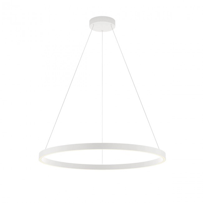 Redo Závěsné LED svítidlo Febe - kulaté, ø80cm Barva: Bílá, Chromatičnost: 4000K