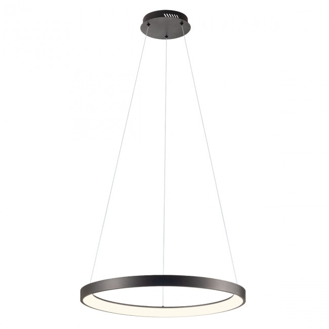 Redo Závěsné LED svítidlo Iconic, ø58cm Barva: Černá