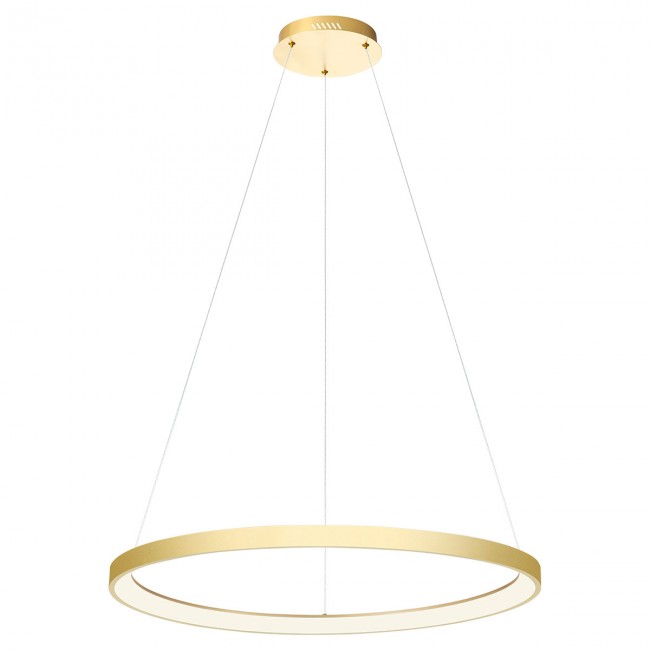 Redo Závěsné LED svítidlo Iconic, ø78cm Barva: Zlatá